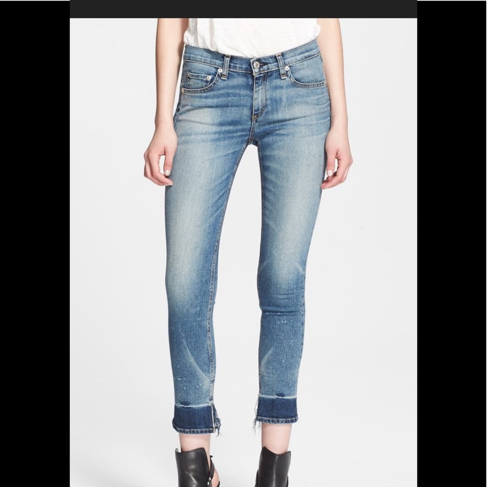 Rag and bone crop jeans